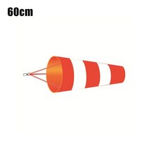바람개비 야외 수닭 풍향계 60/80/100cm Windsock 반사 벨트 립 스톱 바람 측정 양말 가방 날씨 베인 모니터링 장난감, 60cm, CHINA, 60cm