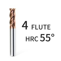 슬라이딩각도절단기 컷팅기 타일 철근 레이저 나무 목재TYTURE-HRC55/65 카바이드 커터 플랫 엔드 밀 금속, 04 HRC55 4F_19 d10xD10x100L