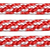 US Ropes Type III Commercial 550 파라코드 30.5m(100피트) 행크 미국산 생존 코드 낙하산 야외 캠핑 (Stryper6881)166676, Candy Cane