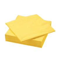 이케아 종이 냅킨 파티 디자인 테이블 웨어 집들이 카페 40x40cm 10매, 03. 개나리 노랑 10매