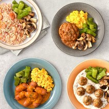 마이키토 저당 도시락 10팩 / 도시락 간편식 한끼, 크림스튜미트볼 10팩