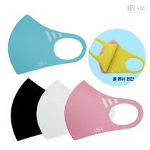 에어로 쿨 기능성원단 3D 마스크 로고O 귀편한 숨쉬기편한 대형 KF 비말 덴탈 먼지차단 컬러 명품 패션 보, S, 핑크