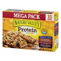 Nature Valley Protein Chewy Bar 네이쳐밸리 단백질 바 1.42oz 15개입 2팩