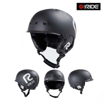 스노라이드 스키 스노보드 헬멧, 무광 블랙