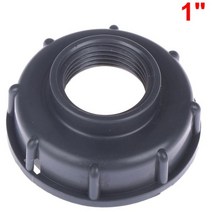 내구성이 뛰어난 Ibc 탱크 피팅 S60X6 거친 나사산 캡 60Mm 암나사에서 1/2 