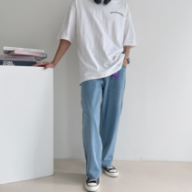 미스터스트릿 글로 와이드 데님팬츠