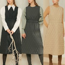 [리베레츠] 퀼팅패딩원피스