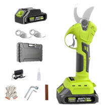 에버린 전동가위 전지 전정 전동 가위 충전 가지치기 충전식 원예 함석 나무, 럭셔리 절단두께4cm 배터리1개