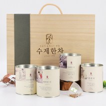 자연애 수제한차 4종세트 선생님선물/행복한차+상쾌한차+기운센차+든든한차, 1개, 4종세트(행복한+상쾌한+기운센+든든한)