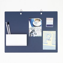 큐데스크 자석 메모보드 미니칠판, 1개, 벽걸이 대형 그레이