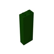Eske Kouri Gobricks GDS-740 벽돌 1X2X5 - 1x2x5 벽 타일 호환 레고 2454 46212 모든 주요 브랜드 장난감 빌딩 블록 기술 부품 DIY 조립, 10개, 141 다크그린(047)