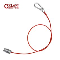 자전거 전기자전거 트레일러 웨건 1미터 링 트레일러 캐러밴 브레이크 멀리 분리 안전 케이블 Braked Hitch, 한개옵션0