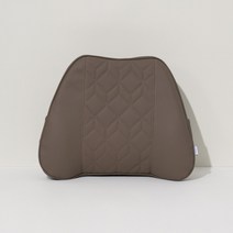 벤딕트 메모리폼 자동차 허리 쿠션, 1개, 토피브라운