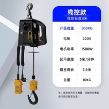 전동 윈치 호이스트 우인찌 기중기 단상 호박 크레인 레바블록 리프트, 500kg