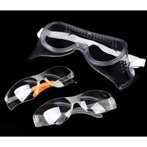 작업용 보호 고글 안경 안전모_두건_고글, 안경형일반_1개