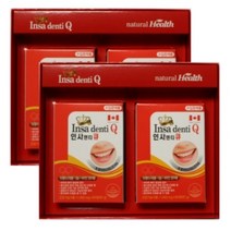 캐나다 인사덴티큐 프로폴리스추출물 칼슘 비타민c 함유 치아 건강, 2개, 120정