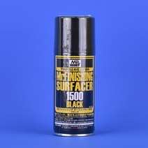 Mr 피니싱서페이서 1500 블랙 B526 프라모델 건담 피규어 색칠 모형 소품