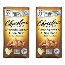 Chocolove 토피 & 시솔트 인 다크초콜릿 코코아 55% 90g 2팩