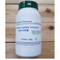 오피스안 Sodium acetate (CH3COONa) 초산나트륨(아세트산나트륨) 화) 450g 시약