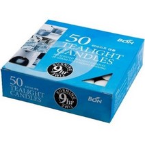 하이아트 티라이트양초, 2) 9시간 티라이트(50개), 1박스