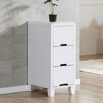 [로쏘] 네베 미니 3단 서랍장, 색상:화이트