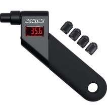 Accutire MS 4021R 디지털 타이어 압력 게이지 밸브 캡 4개 5 150psi psi bar kPa kg cm2 레드 1개 블랙, Black