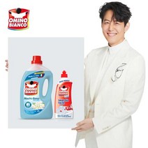 오미노비앙코 액체 세탁세제 2L + 얼룩제거제 500ml 드럼 겸용, 세탁세제_2L+얼룩제거제_500ml