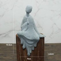 불교용품 분재 부처님 수족관 돌 장식 작은 불교 승려 티베트 불교 인형 동상 정원 자동차 장식 홈 장식, 18 18