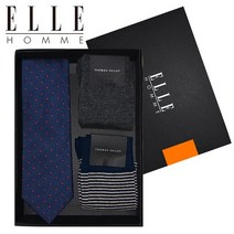 [ELLE HOMME] 엘르옴므 선물세트C-실크넥타이1＋신사양말2