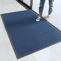발매트 영빈 실외 발판 러그 엘리베이터 입구 가게 입주 상점 호텔 입문 미끄럼방지 먼지제거 바닥매트 2224744320, 방언 -블루 수장 추가 구매 얻다 3, 60*90cm