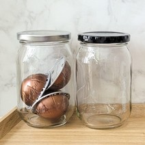 메종엔베르 글라스자480ml 잼병 젬병 수제청병(40개), 골드