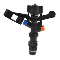 스프링쿨러 1 Pcs 1/2 39로커 스프링클러 360 도 자동 회전 정원 관개 로커 암 노즐, [01] Black, 01 Black