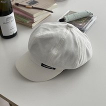 여성 블랙 베레모 여성 머리띠 일본화가 빈티지 팔각모자