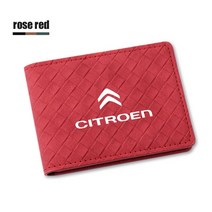 자동차 운전 면허증 보호 슬리브 여권 보관 카 홀더 시트로엥 C4 C3 C5 그랜 C2 Saxo C15 선인장 C6 C8 DS3 Jumpy, [05] B-red
