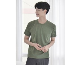 교복몰 [보카시원단] 기본 무지 라운드 티 (8color)