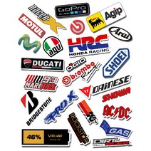 오토바이 튜닝 스티커 발광 방수 바이크 데칼 랩핑, 18, 1개