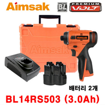 [아임삭] BL14RS503 3.0Ah 배터리2개 BL 14.4V, 1개