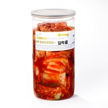 광주 김치타운 김치가 맛있는 정휴선 포기(배추)김치캔 500g 1kg