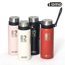 도모 스포츠 보틀 650ml 보온병 보냉병 등산물통, 블랙