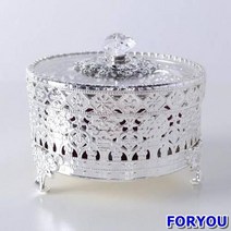 ForU83 퀸즈실버 엔틱 보석함 중 집들이선물 장식품 홈데코 생일선물 액세서리 인테리어