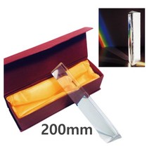 초등과학 수업용 200mm 투명 삼각프리즘 기둥 빛분산 사고력 돌봄교실 확대 무지개