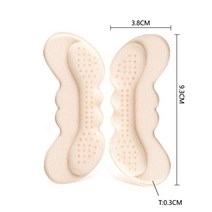 족하수 1 쌍 힐 스티커 하이힐 숙녀 힐 스티커 내마모성 낙하 방지 스티커 두껍고 조절 가능한 부드러운 편안함, 6