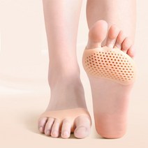 실리콘 발바닥 앞꿈치 패드 투명, 2개입, 1개