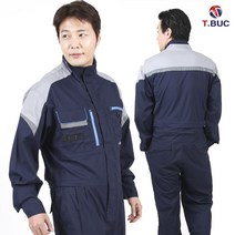 웰컴가운 TB-731 일체형 정비복 춘추 작업복 봄가을 티뷰크 전신, 3XL_110