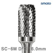 스마토 초경로타리바-SC형 SC-6M D C 16.0mm 25.0mm 69.0mm (1EA) 절삭공구 연마 공구 초경 절삭 초경 공작 리머 카운터싱크 보어 로타리바 아바