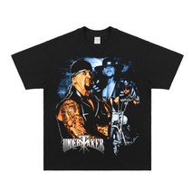 언더테이커 반팔 티셔츠 WWE 프로레슬링 반팔티 레슬러 헬스복 운동복 트레이닝복