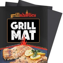 그릴러홀릭스 튼튼한 BBQ 그릴매트 2개 세트 250g, 옵션선택, Set of 2