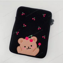 귀여운 곰돌이 열쇠 지갑 아이패드 파우치노트북 태블릿 패드 커버 캐릭터 파우치