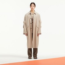 티아이포맨 PLADS 텐셀 혼방 오버핏 변형 맥코트 M232CCT003M