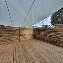 야외 테라스 차광막 농막천막 가게 썬쉐이드 사각3.5M, 사각 브라우니